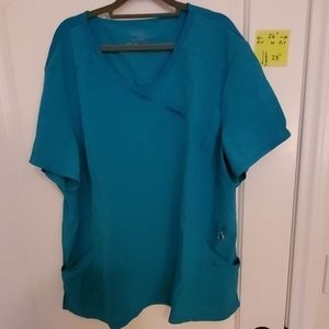 EUC Teal Cherokee Infinity scrub top 3XL